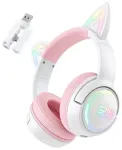 ONIKUMA GT838 gaming headphones (pink)