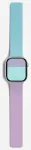 Moft Snap Duo nutikella rihm Apple Watch 1-5/6/7/8/9/10/11/SE/SE 2/SE 3 (38/40/41/42 mm) jaoks | tehisnahk | tumesinine/t&uuml;rkiis