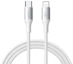 Joyroom S-A28 Flash Series andmeedastus- ja laadimiskaabel | USB-C kuni Lightning | 30W | 2m | valge
