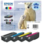 Tindikassettide komplekt Epson 26 C13T26164010 4 v&auml;rvi