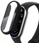 Tech-Protect Defense nutikella &uuml;mbris Xiaomi Smart Band 10/10 NFC jaoks | sisseehitatud klaasiga | must