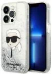Karl Lagerfeld KLHCP14LLNKHCH iPhone 14 Pro 6,1" srebrny|silver hardcase Glitter Karl Head
