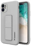 Wozinsky Kickstand Case silicone case with kickstand case Xiaomi Redmi 10X 4G / Xiaomi Redmi Note 9 gray