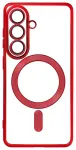 Electro Mag Cover protective case with MagSafe support for Samsung Galaxy S26 red