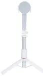 Selfie stick with wireless remote control tripod compatible with MagSafe SSTR-C09 white