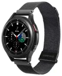 Dux Ducis Milanese universaalne nutikella rihm (22 mm) jaoks | roostevaba teras | must