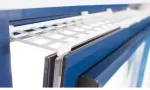 Aknade kaitsev&otilde;re, &uuml;lemisele osale - Trixie Protective grille for windows, top/bottom, 75&ndash;125 &times; 16 cm
