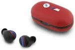 Headphones Bluetooth TWS BMW Metal Logo ENC red