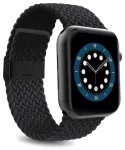 Puro Loop nutikella rihm Apple Watch (38/40/41 mm) jaoks | nailonist | must