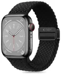 Tech-Protect Nylonmag nutikella rihm Apple Watch 6/7/8/9/10/SE/Ultra 1/2 (44/45/46/49 mm) jaoks | nailonist | must