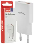 AMiO AMIO-04838 reisilaadija | 20W | GaN | USB-C, USB-A
