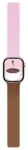 Moft Snap Duo nutikella rihm Apple Watch 1-5/6/7/8/9/10/11/SE/SE 2/SE 3 (38/40/41/42 mm) jaoks | tehisnahk | roosa/pruun