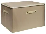 Hoiukast 50x37x31cm riidest, beež