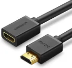 Ugreen 10142 HDMI (pesa) - HDMI (pistik) kaabel pikendus 19 pin 1.4v 4K 60Hz ARC 30AWG 2m Must