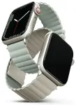 UNIQ Revix nutikella rihm Apple Watch Series 1-8/SE/SE2/SE3 (38/40/41 mm) jaoks | silikoonist | roheline/beež