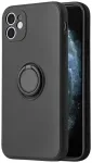 Vennus Silicone Ring telefoni &uuml;mbris alusega iPhone 14 Plus must
