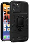 Ring Lens telefoni &uuml;mbris alusega iPhone 14 Plus must (kaamera kaitsega)