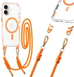 Tel Protect Strap Clear telefoni &uuml;mbris iPhone 17 oranž