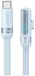 USAMS US-SJ653 andmeedastus- ja laadimiskaabel | USB-C kuni USB-C | PD | 100W | sinine