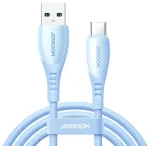 Joyroom S-A59 Vibrant Series andmeedastus- ja laadimiskaabel | USB-A kuni USB-C | 15W | 1.2m | sinine