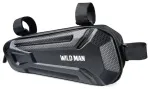 WILDMAN traveling bag under the bike frame with zipper 1,8L XT9 black