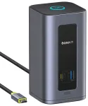 Baseus Nomos NU1 Air Spacemate 12-in-1 dokkimisjaam USB-C kuni HDMI | DisplayPort | USB-C | USB 3.0 | USB 2.0 | RJ45 | 100W | hall