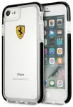 Ferrari Hardcase FEGLHCP7BK iPhone 7|8 SE 2020 | SE 2022 p&otilde;rutuskindel l&auml;bipaistev must