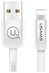 USAMS U2 SJ199IP02 andme- ja laadimiskaabel | USB-A kuni Lightning | 10W | 1.2m | valge