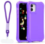 Safepop telefoni &uuml;mbris rihmaga iPhone 12 | iPhone 12 Pro lilla
