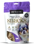 Treat for dogs - DR Malou, Dog treats 100% freeze-dried beef liver 50g