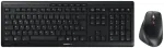 CHERRY Stream Desktop Comfort juhtmevaba klaviatuuri ja hiire komplekt QWERTZ DE must
