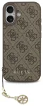Guess 4G Charm Case &uuml;mbris iPhone 17 jaoks, toon toonis pruun