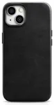 iCarer Oil Wax Premium Leather Case iPhone 14 Plus Magnetic Leather Case with MagSafe Black (WMI14220703-BK)