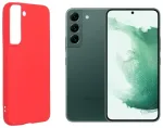 Fusion soft matte back case silikoonist kaitse&uuml;mbris Samsung S906 Galaxy S22 Plus + punane