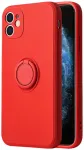Vennus Silicone Ring telefoni &uuml;mbris alusega iPhone 14 Plus punane