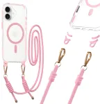 Tel Protect Strap Clear telefoni &uuml;mbris iPhone 17 roosa