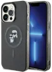Karl Lagerfeld KLHMP15XHGKCNOK iPhone 15 Pro Max 6.7" czarny|black hardcase Karl&Choupette Glitter MagSafe