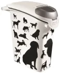 Looma toidukast Love Pets Dogs 10kg 23L 23,2x49,7x50,3cm mustad koerad