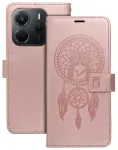 MEZZO Raamatukujuline &uuml;mbris XIAOMI Redmi Note 15 PRO 5G dreamcatcher rose gold