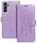 MEZZO dreamcatcher raamatut&uuml;&uuml;pi telefoni &uuml;mbris Samsung Galaxy A14 4G (A145) | A14 5G (A146) lilla