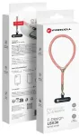 FORCELL F-DESIGN L8X36 randmepael reguleeritava pikkusega (maks 18cm silmuses) roosa valge