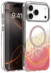 Epoxy Mag telefoni &uuml;mbris MagSafe toega iPhone 17 Pro roosa