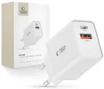 Tech-Protect NC30W v&otilde;rgulaadija | 30W | PD, QC3.0 | USB-C, USB-A | valge
