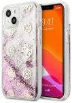 Guess GUHCP13SLGPEPI iPhone 13 mini 5,4" roosa k&otilde;va kate Peony Liquid Glitter