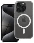 Forcell F-Protect Clear Hybrid Premium telefoni &uuml;mbris MagSafe toega iPhone 15 Pro l&auml;bipaistev