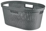 Skalbinių krep&scaron;ys Infinity Recycled 40 L, 59 x 39 x 27 cm, tamsiai pilkas