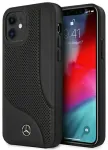 Mercedes MEHCP12SCDOBK iPhone 12 mini 5,4" must k&otilde;va &uuml;mbris Leather Perforated Area