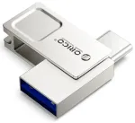 Orico U301 128GB USB-A USB-C USB 3.2 Gen 1 m&auml;lupulk - h&otilde;bedane