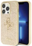 Guess GUHCP14LHG4SGD iPhone 14 Pro 6.1" złoty|gold hardcase Glitter Script Big 4G