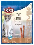 Maiuspalad kassidele &ndash; Trixie Premio Sticks Anti-Hairball 5*5g, lamb|turkey